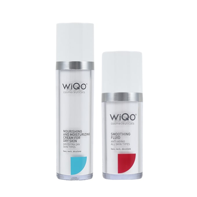 WiQo, 保湿ナリシングクリーム 50ml+, フェイスフルイド 30mlセット